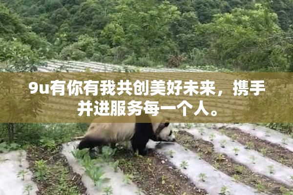 9u有你有我共创美好未来，携手并进服务每一个人。