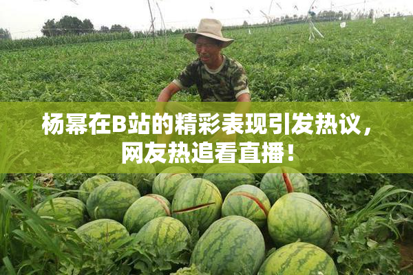 杨幂在B站的精彩表现引发热议，网友热追看直播！