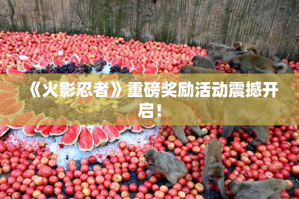 《火影忍者》重磅奖励活动震撼开启！