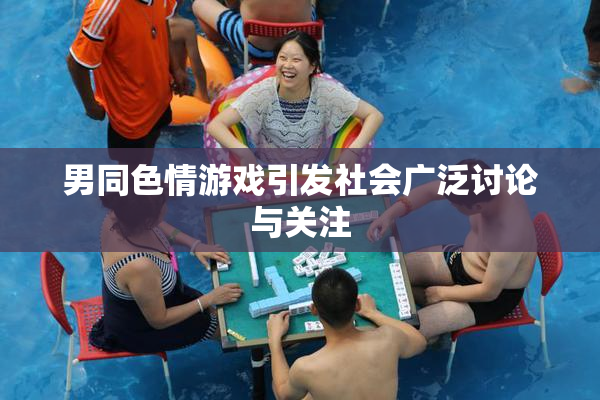 男同色情游戏引发社会广泛讨论与关注