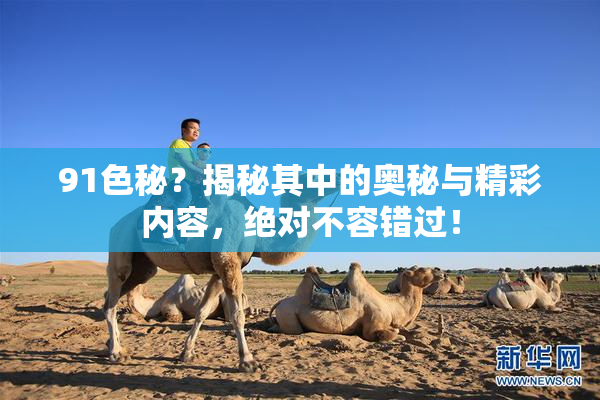 91色秘？揭秘其中的奥秘与精彩内容，绝对不容错过！