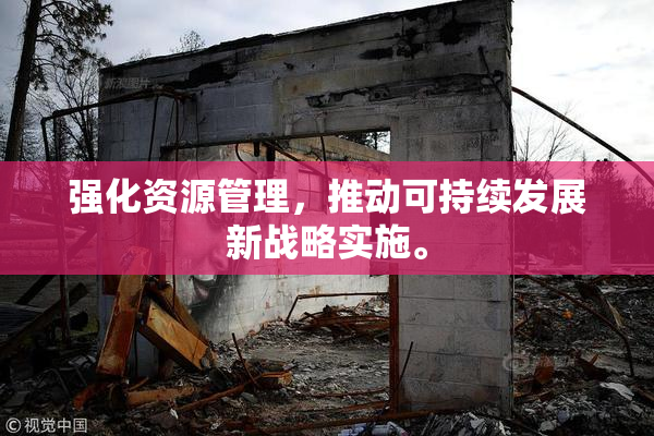 强化资源管理，推动可持续发展新战略实施。
