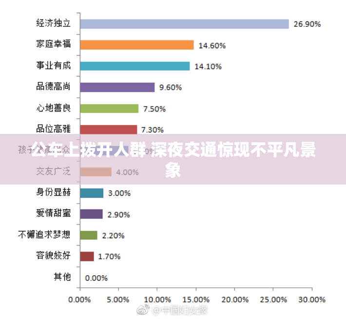 公车上拨开人群 深夜交通惊现不平凡景象