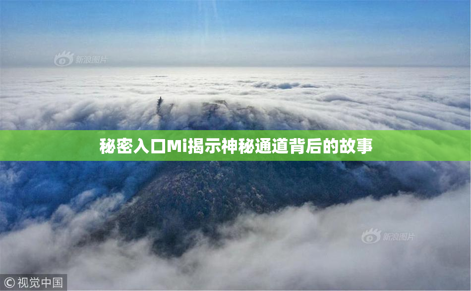秘密入口Mi揭示神秘通道背后的故事