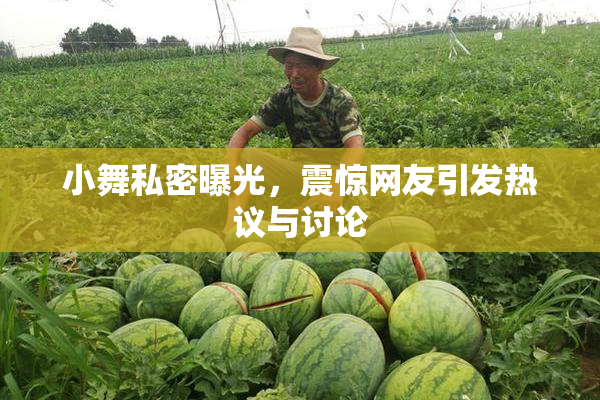 小舞私密曝光，震惊网友引发热议与讨论