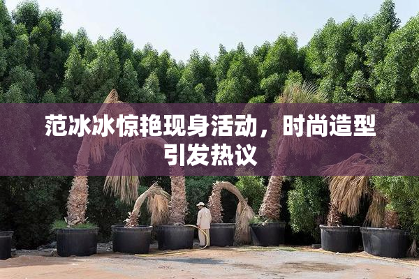 范冰冰惊艳现身活动，时尚造型引发热议