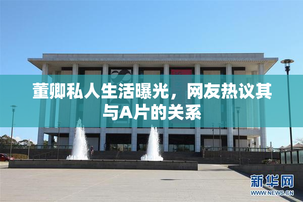 董卿私人生活曝光，网友热议其与A片的关系
