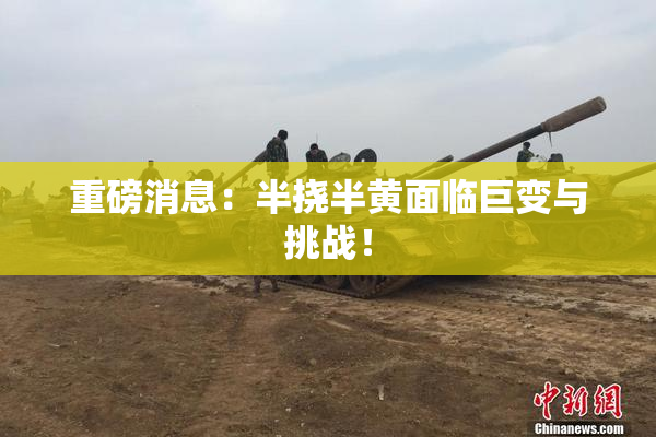 重磅消息：半挠半黄面临巨变与挑战！