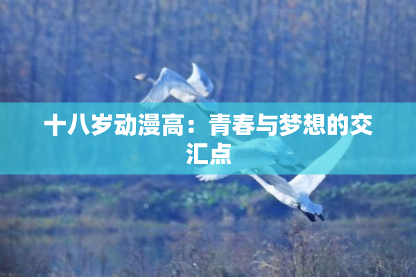 十八岁动漫高：青春与梦想的交汇点