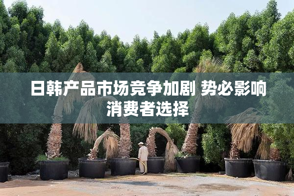 日韩产品市场竞争加剧 势必影响消费者选择
