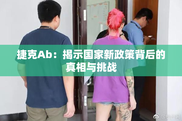 捷克Ab：揭示国家新政策背后的真相与挑战