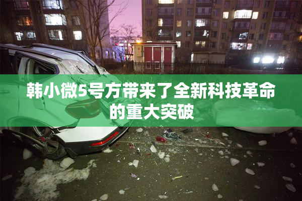 韩小微5号方带来了全新科技革命的重大突破