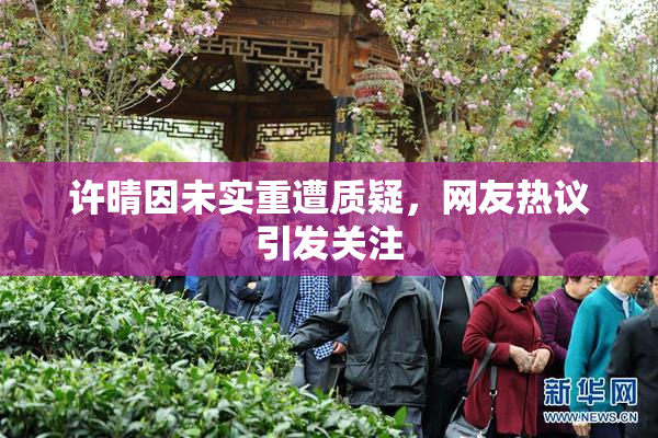 许晴因未实重遭质疑，网友热议引发关注