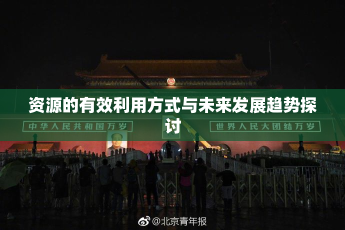 资源的有效利用方式与未来发展趋势探讨