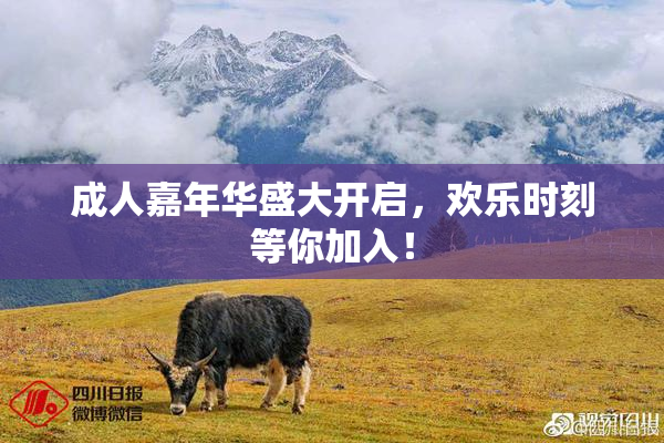 成人嘉年华盛大开启，欢乐时刻等你加入！