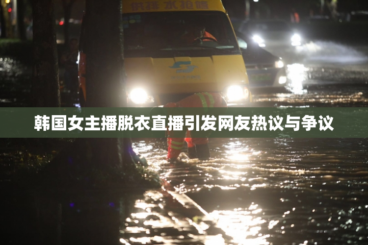 韩国女主播脱衣直播引发网友热议与争议