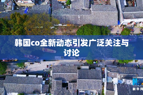 韩国co全新动态引发广泛关注与讨论