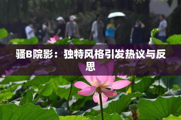 骚B院影：独特风格引发热议与反思