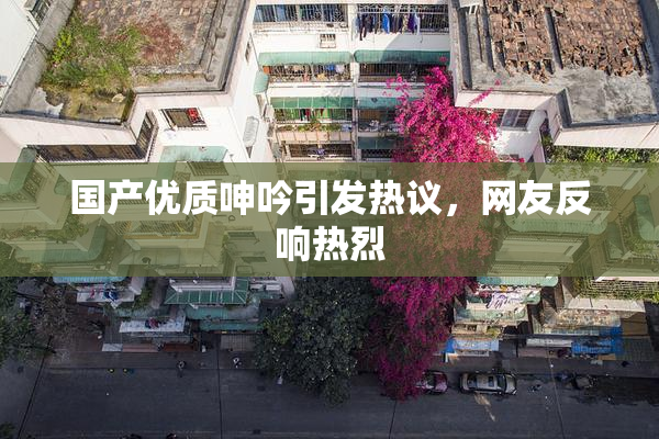 国产优质呻吟引发热议，网友反响热烈