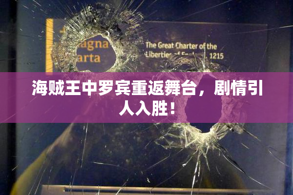 海贼王中罗宾重返舞台，剧情引人入胜！