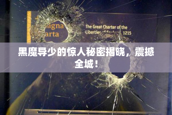 黑魔导少的惊人秘密揭晓，震撼全城！