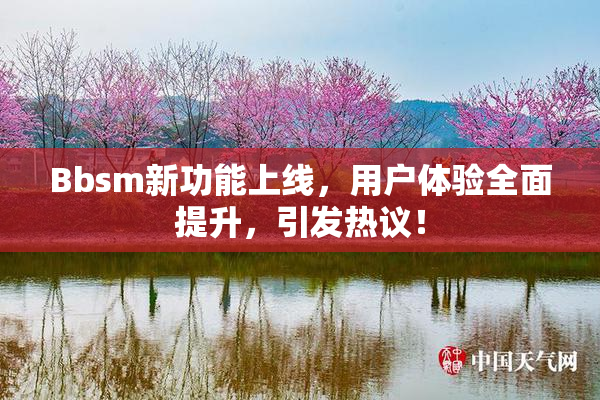 Bbsm新功能上线，用户体验全面提升，引发热议！