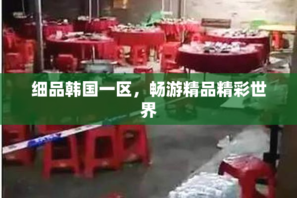 细品韩国一区，畅游精品精彩世界