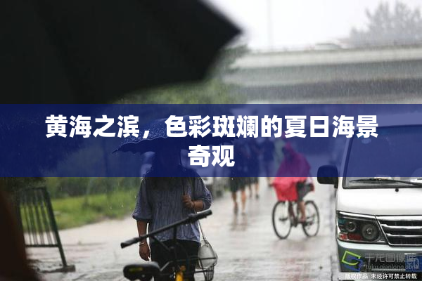 黄海之滨，色彩斑斓的夏日海景奇观