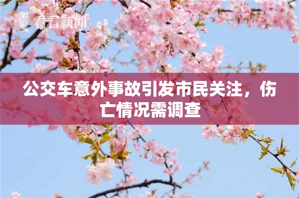 公交车意外事故引发市民关注，伤亡情况需调查