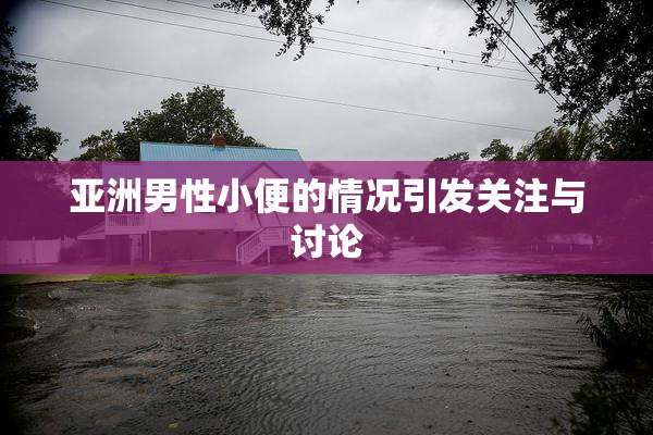亚洲男性小便的情况引发关注与讨论