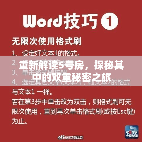 重新解读5号房，探秘其中的双重秘密之旅