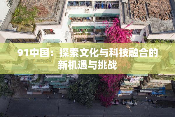 91中国：探索文化与科技融合的新机遇与挑战