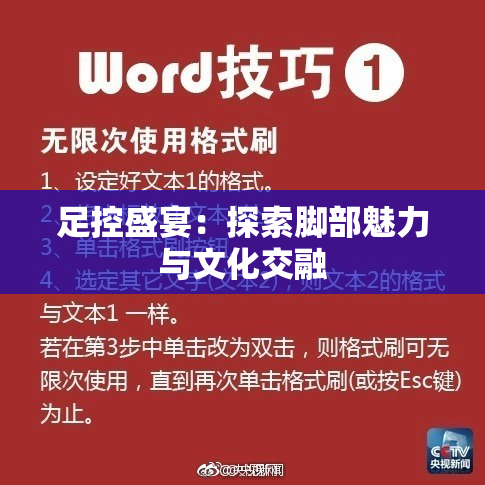 足控盛宴：探索脚部魅力与文化交融