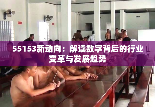 55153新动向：解读数字背后的行业变革与发展趋势