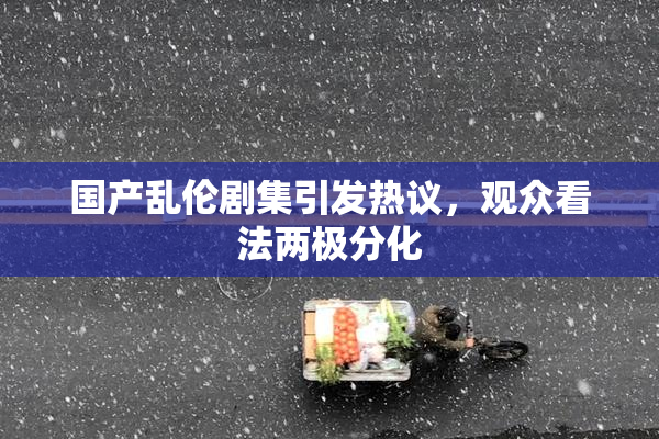 国产乱伦剧集引发热议，观众看法两极分化