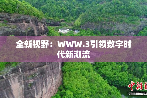 全新视野：WWW.3引领数字时代新潮流