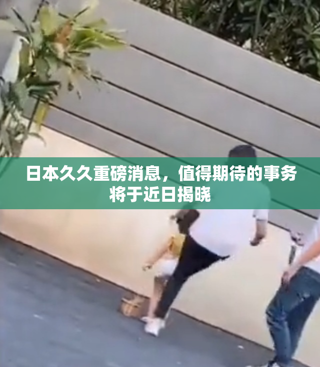 日本久久重磅消息，值得期待的事务将于近日揭晓