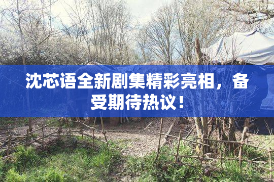 沈芯语全新剧集精彩亮相，备受期待热议！