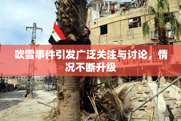 吹雪事件引发广泛关注与讨论，情况不断升级