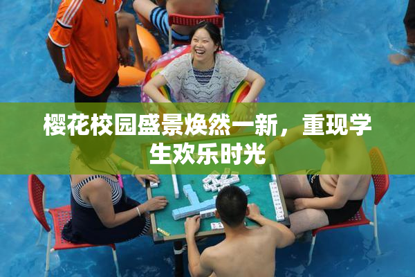 樱花校园盛景焕然一新，重现学生欢乐时光