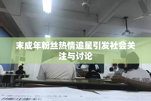 末成年粉丝热情追星引发社会关注与讨论