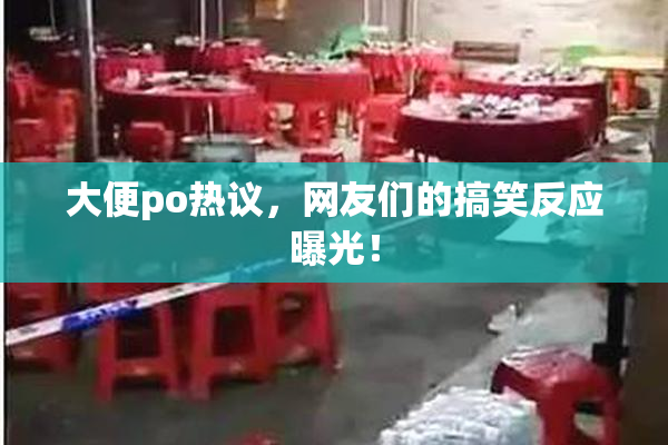 大便po热议，网友们的搞笑反应曝光！