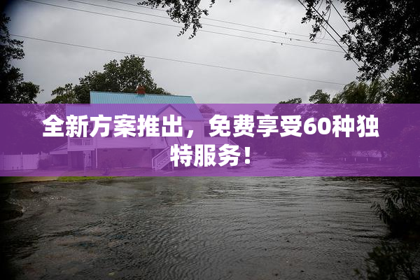全新方案推出，免费享受60种独特服务！