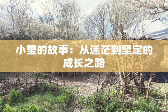小莹的故事：从迷茫到坚定的成长之路