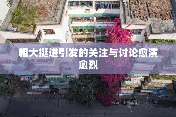粗大挺进引发的关注与讨论愈演愈烈