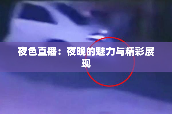 夜色直播：夜晚的魅力与精彩展现