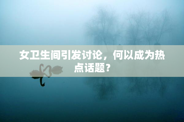 女卫生间引发讨论，何以成为热点话题？