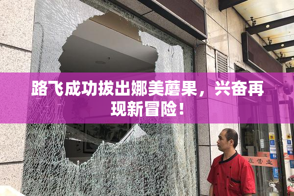 路飞成功拔出娜美蘑果，兴奋再现新冒险！