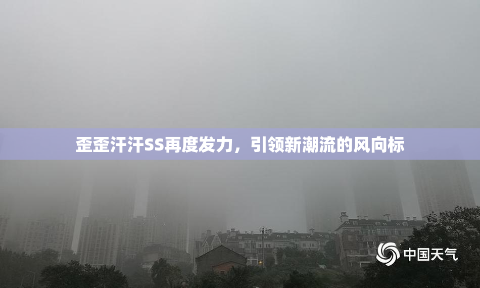 歪歪汗汗SS再度发力，引领新潮流的风向标