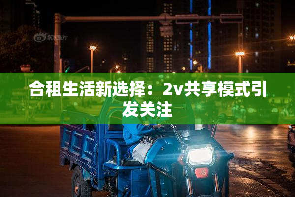合租生活新选择：2v共享模式引发关注